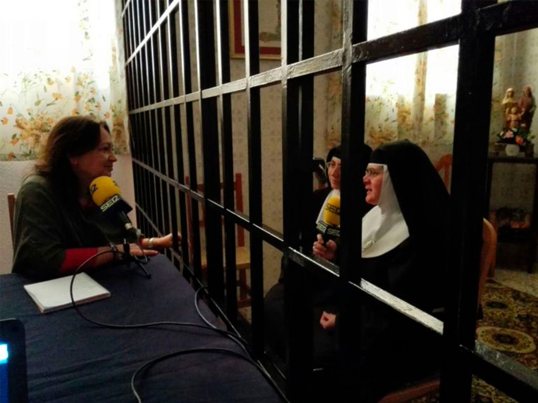 Imagen de 2017 de un programa que Maite Carrasco realizó con las hermanas Clarisas Descalzas Imagen de 2017 de un programa que Maite Carrasco realizó con las hermanas Clarisas Descalzas