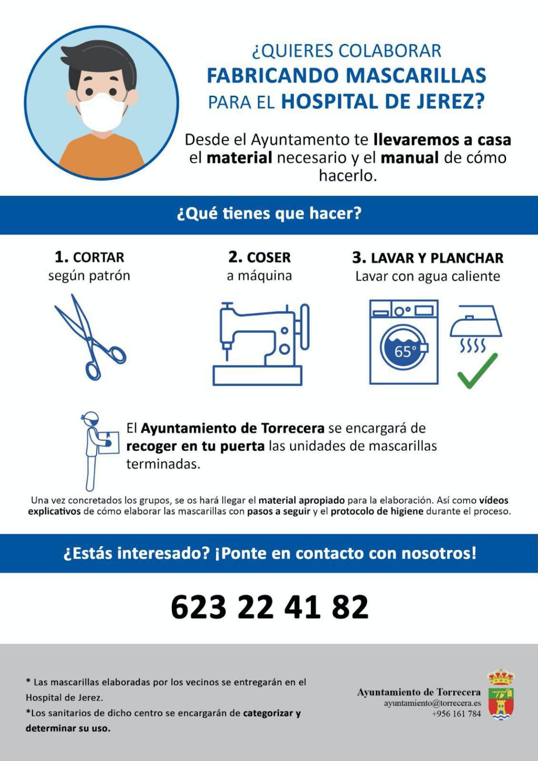 Instrucciones para fabricar las mascarillas Instrucciones para fabricar las mascarillas
