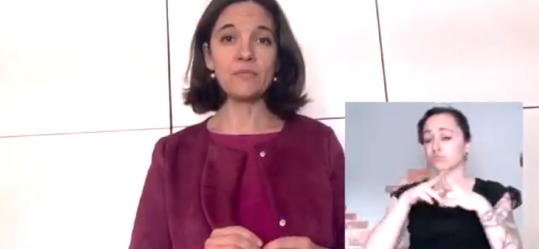 La concejala de Bienestar Social de Fuenlabrada presenta el servicio de videollamadas para personas con discapacidad auditiva La concejala de Bienestar Social de Fuenlabrada presenta el servicio de videollamadas para personas con discapacidad auditiva