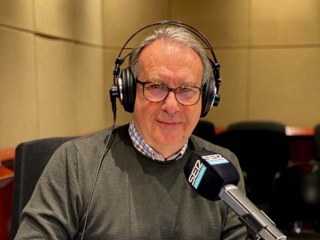 Josep Cuní, als estudis de Ràdio Barcelona Josep Cuní, als estudis de Ràdio Barcelona