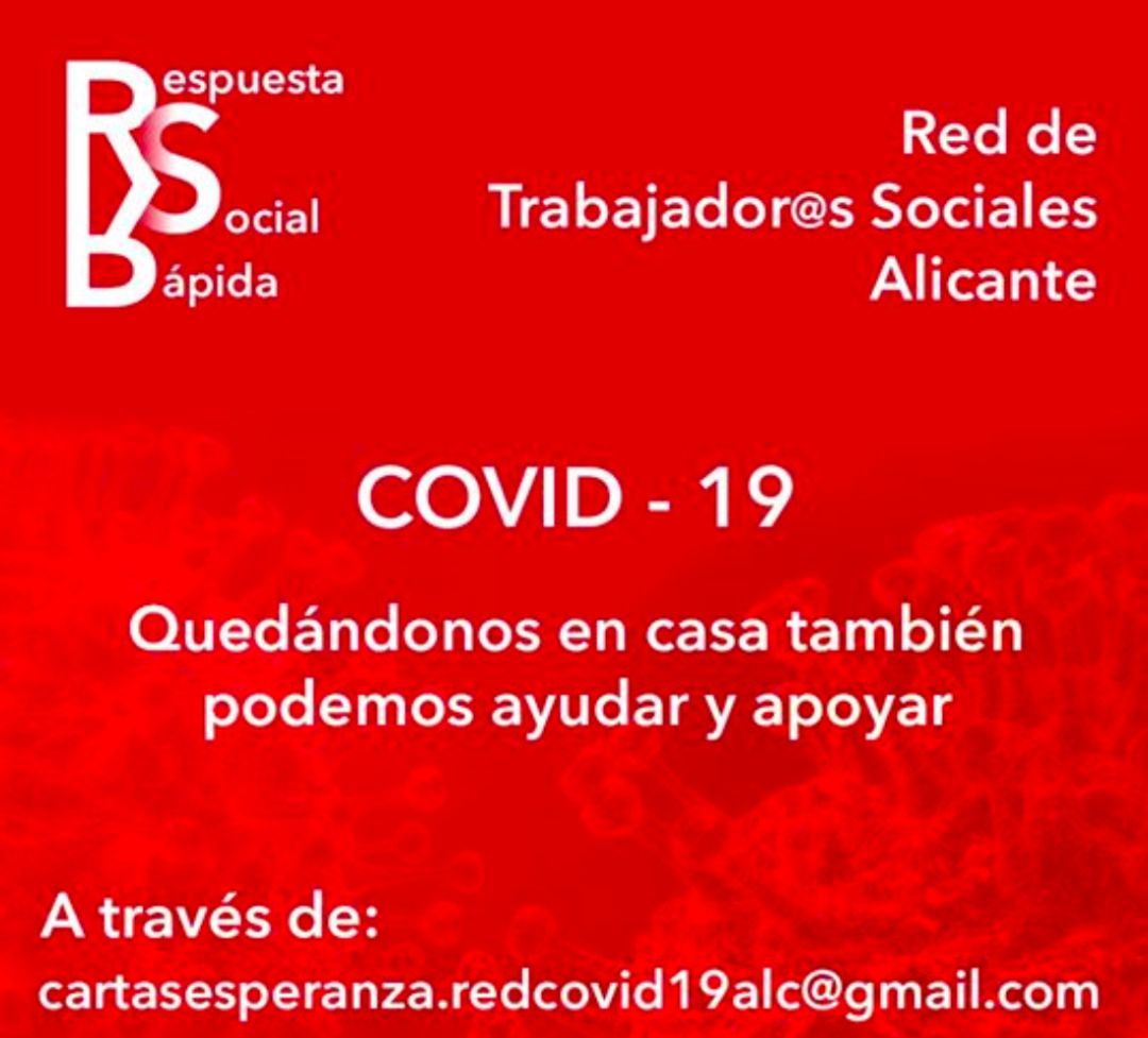 Cartas de Esperanza es la primera iniciativa de esta Red de Trabajadores Sociales Cartas de Esperanza es la primera iniciativa de esta Red de Trabajadores Sociales