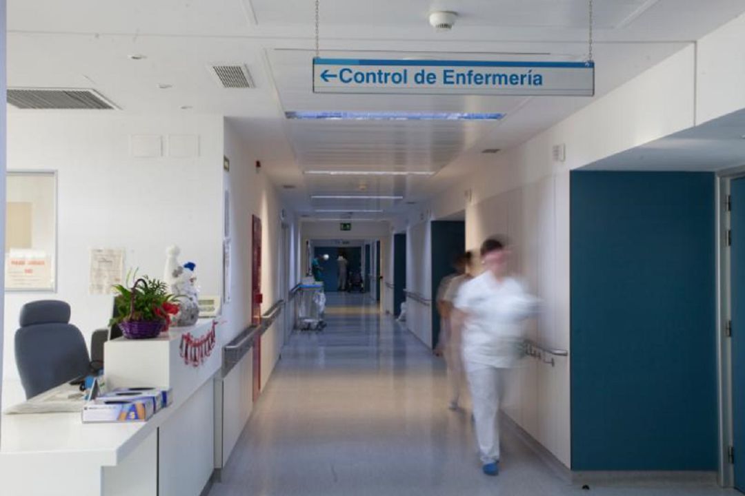 Control de enfermería del Hospital San Pedro de Logroño. Control de enfermería del Hospital San Pedro de Logroño.