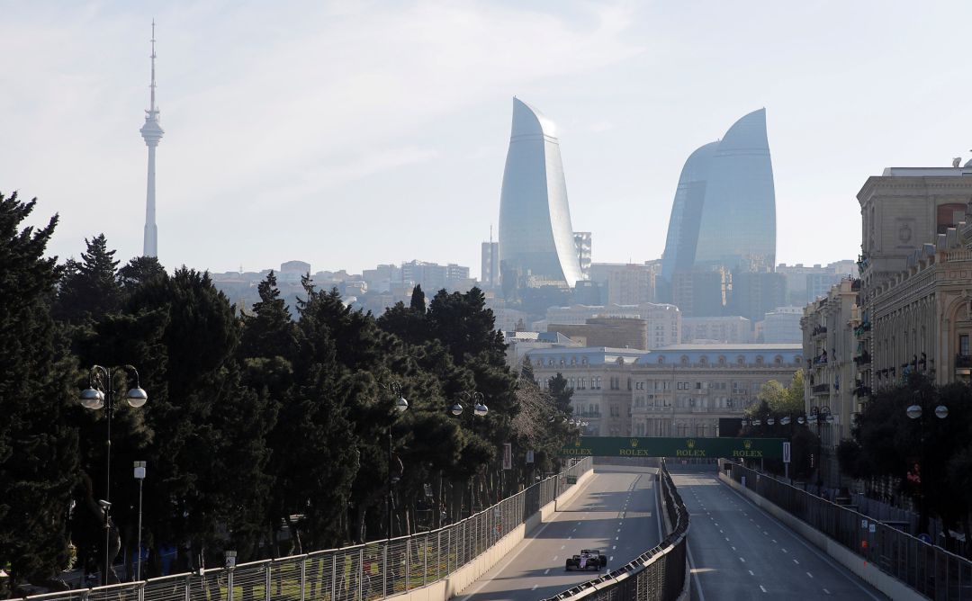 El circuito de Azerbaiyán. El circuito de Azerbaiyán.