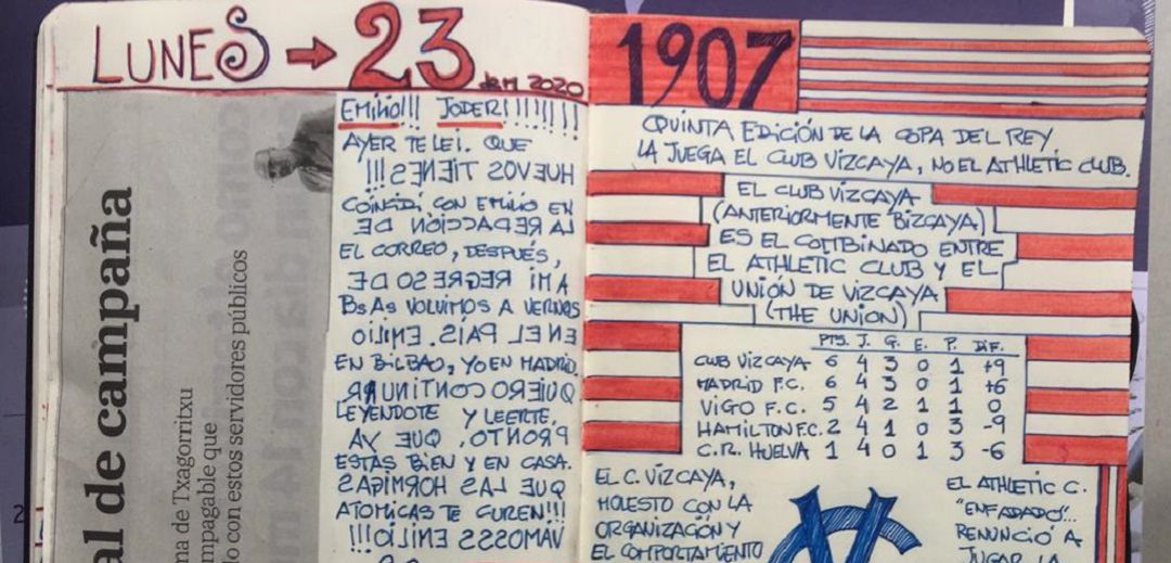 Todos los días, el dibujante bilbaíno Tomás Ondarra nos deja una pincelada de vida. Desde que comenzó el confinamiento cada una de sus viñetas refleja una situación, una vivencia del momento que atraviesa estos días nuestra sociedad Todos los días, el dibujante bilbaíno Tomás Ondarra nos deja una pincelada de vida. Desde que comenzó el confinamiento cada una de sus viñetas refleja una situación, una vivencia del momento que atraviesa estos días nuestra sociedad