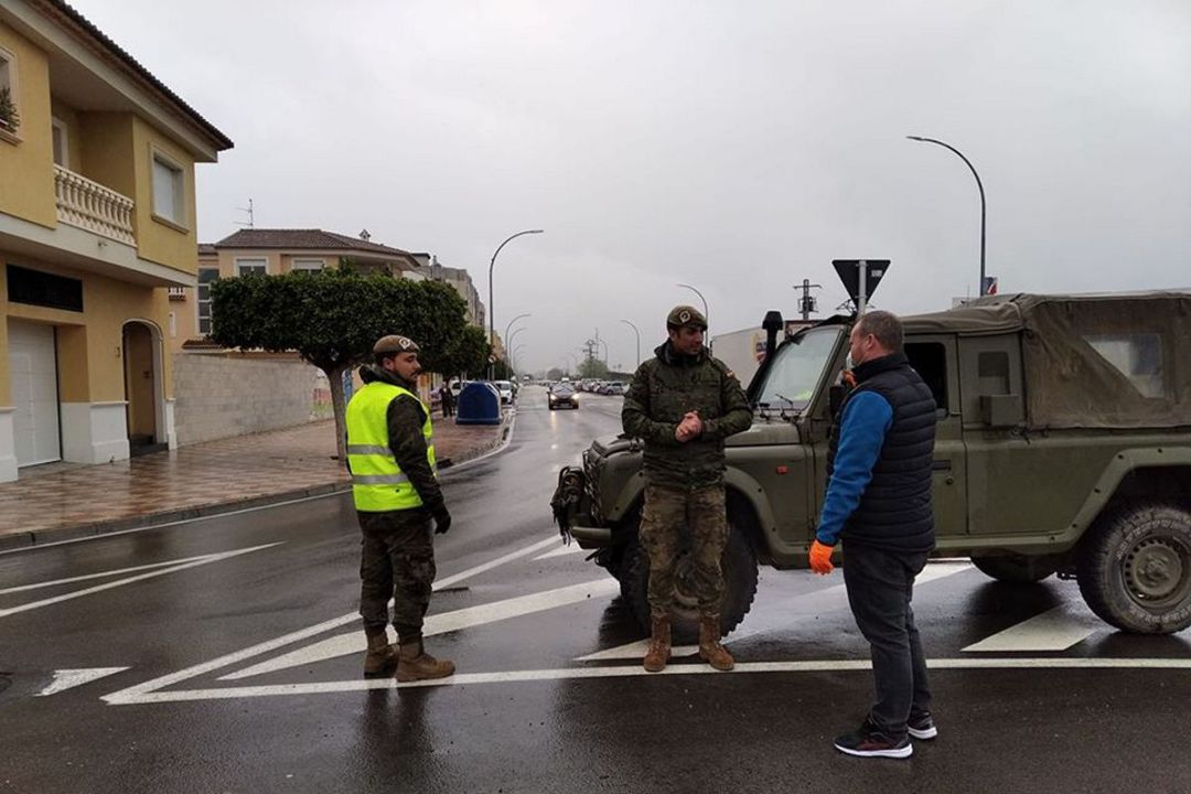 Una Unidad de Emergencia Militar en Xeraco Una Unidad de Emergencia Militar en Xeraco