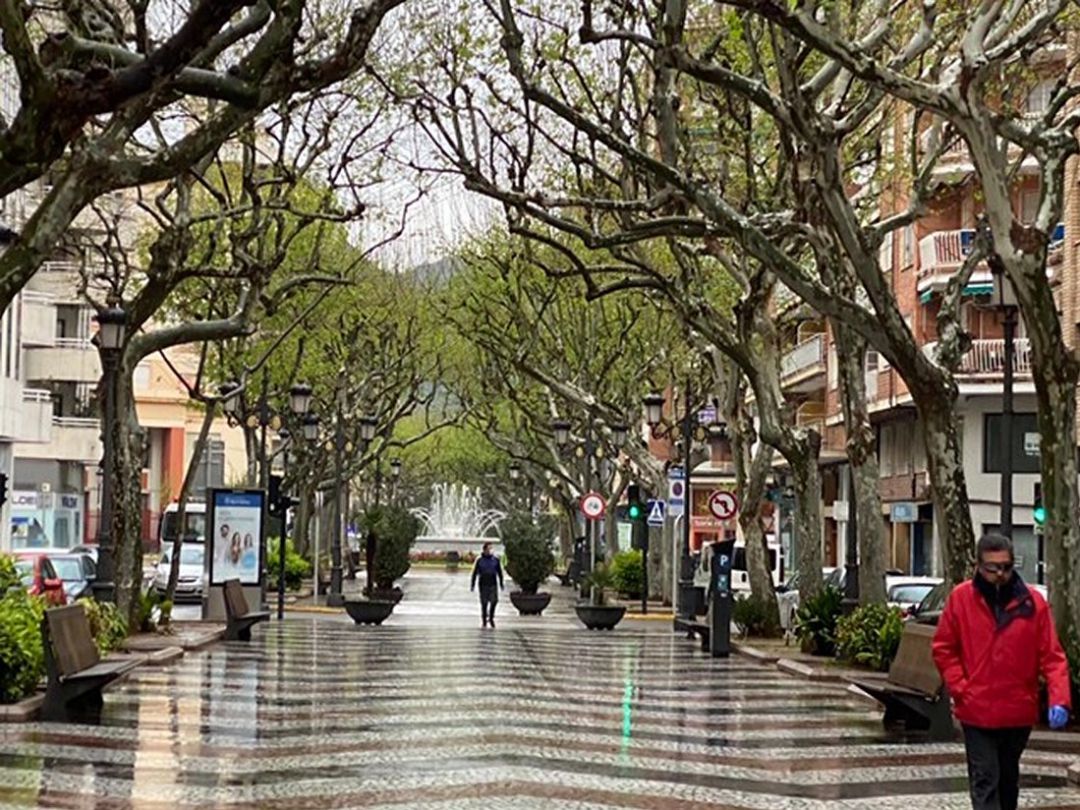 Lluvia en la ciudad de Gandia Lluvia en la ciudad de Gandia