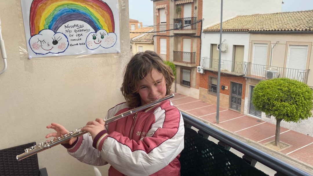 El 'Himno de la Alegría' suena en las calles de Jódar gracias a la colaboración de la ciudadanía