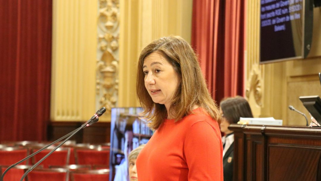 La presidenta del Govern, Francina Armengol La presidenta del Govern, Francina Armengol