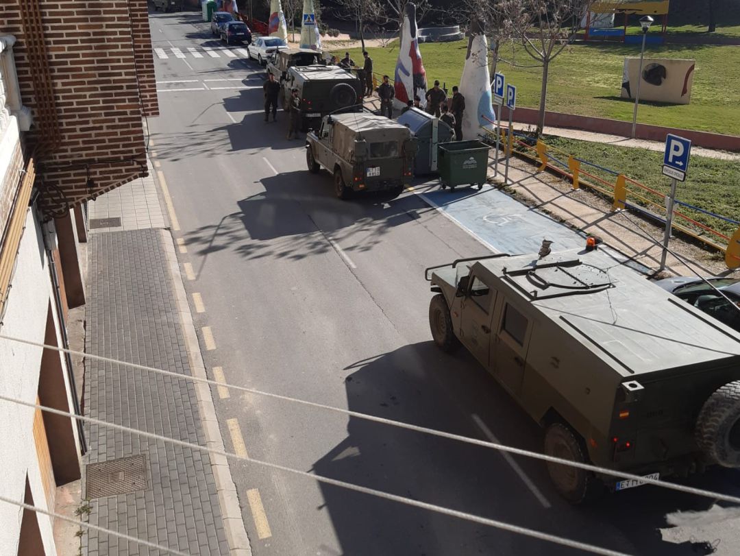 El Ejército desarrolla labores de sensibilización e información en Medina del Campo El Ejército desarrolla labores de sensibilización e información en Medina del Campo