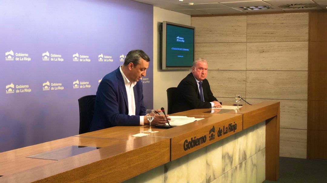 Rueda de prensa del Gobierno de La Rioja Rueda de prensa del Gobierno de La Rioja