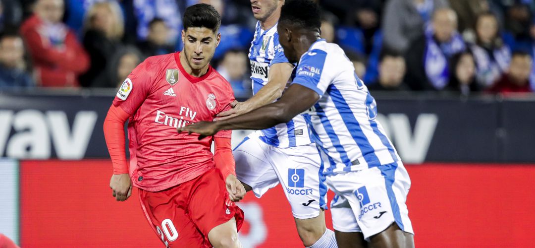 Marco Asensio durante uno de sus partidos ante el CD Leganés Marco Asensio durante uno de sus partidos ante el CD Leganés