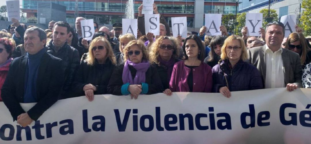 Imagen de la manifestación contra el último caso de violencia de género ocurrido en febrero en Fuenlabrada Imagen de la manifestación contra el último caso de violencia de género ocurrido en febrero en Fuenlabrada