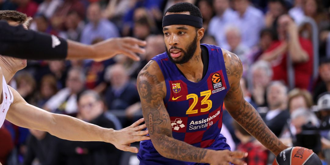 Malcom Delaney, durante un partido del Barcelona de Euroliga Malcom Delaney, durante un partido del Barcelona de Euroliga
