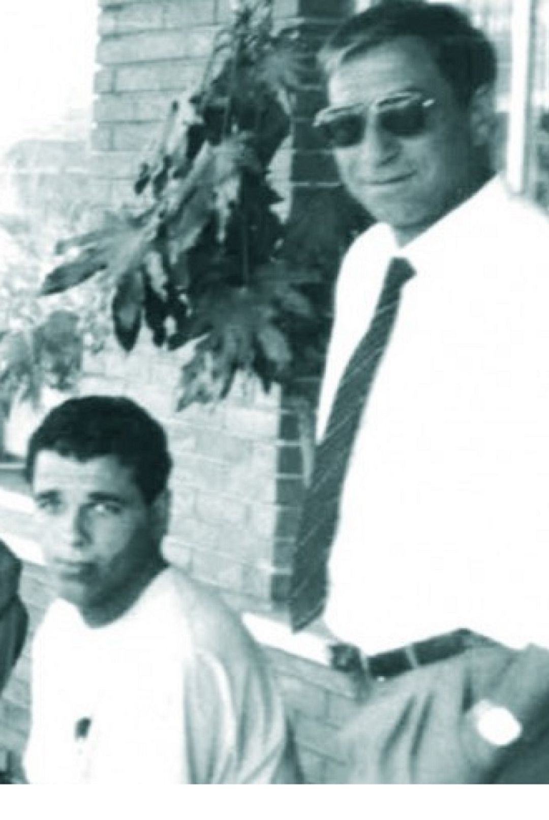 Jugador y entrenador en una concentración de la temporada 88-89 Jugador y entrenador en una concentración de la temporada 88-89