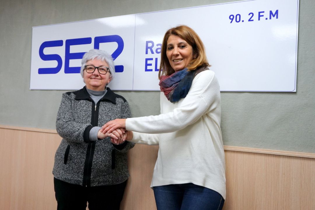 Paqui Sánchez, Pta. del Nueva Elda, y Susana Herrera, Pta. del C. B. Elda, clubes impulsores de los concursos Paqui Sánchez, Pta. del Nueva Elda, y Susana Herrera, Pta. del C. B. Elda, clubes impulsores de los concursos