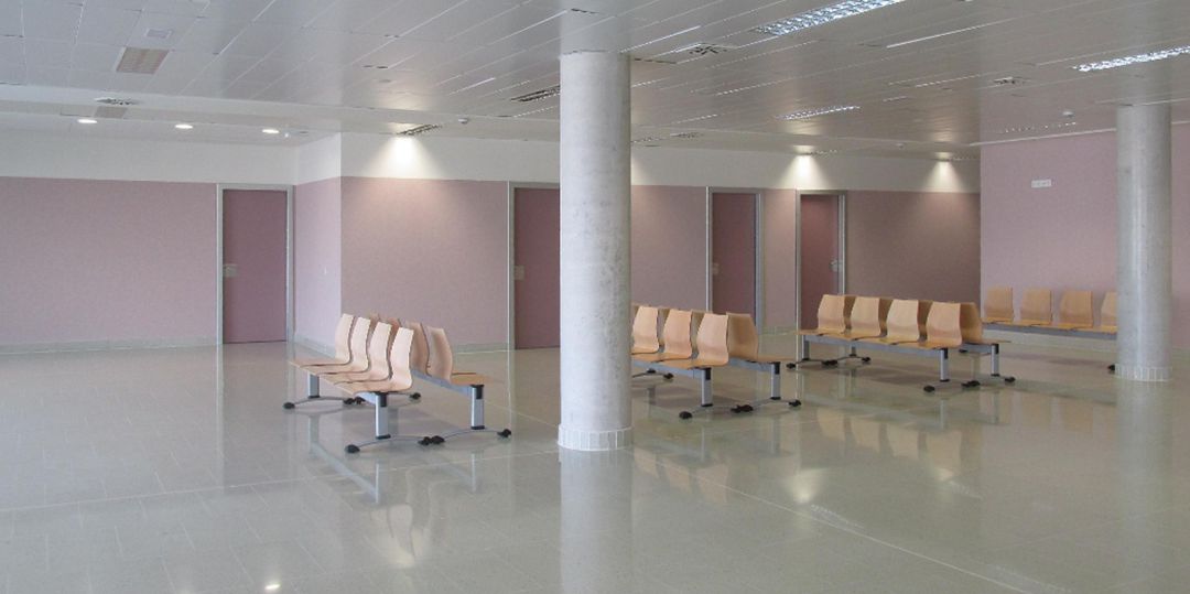 Sala de espera de Consultas Externas de Gandia Sala de espera de Consultas Externas de Gandia