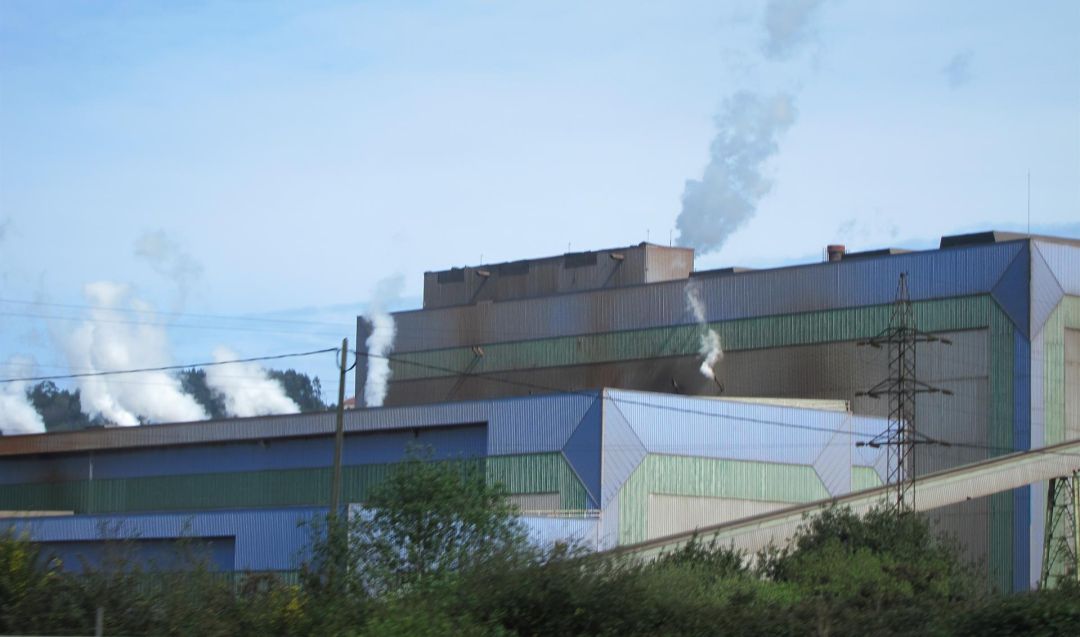 La factoría de Arcelor en Avilés. La factoría de Arcelor en Avilés.