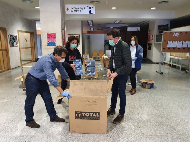 Material sanitario para Castilla y León. Material sanitario para Castilla y León.