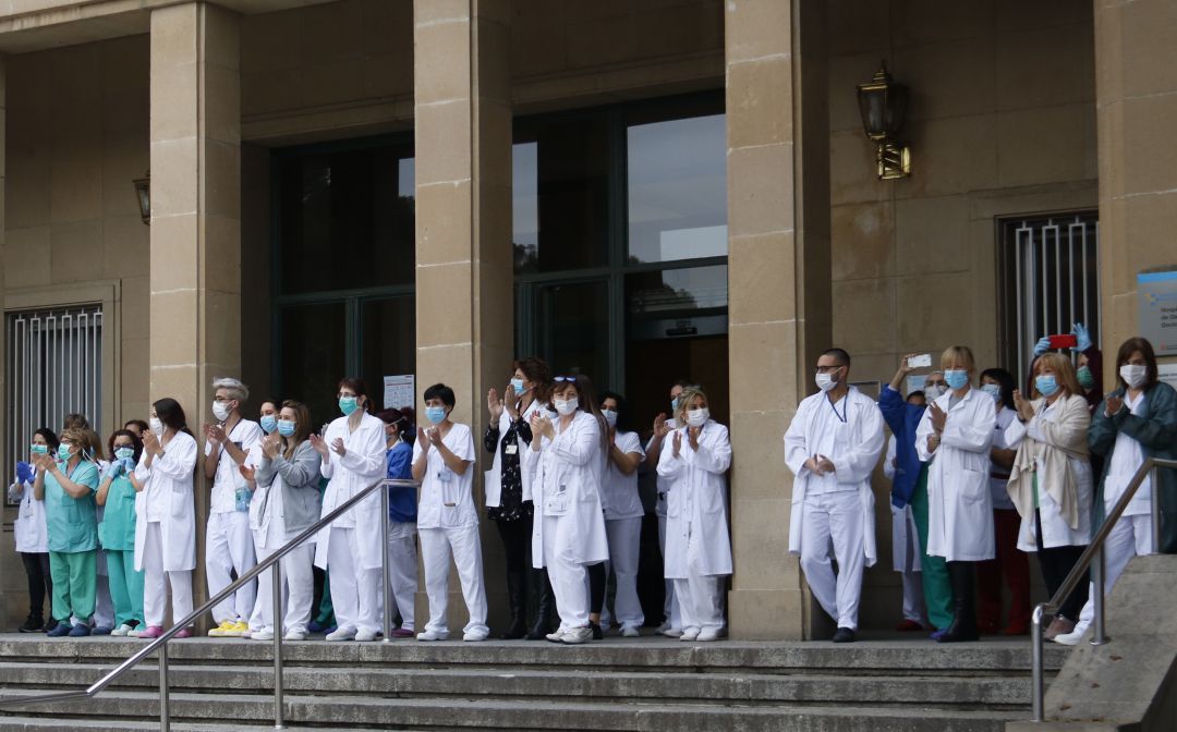 El personal sanitari del Trueta. El personal sanitari del Trueta.