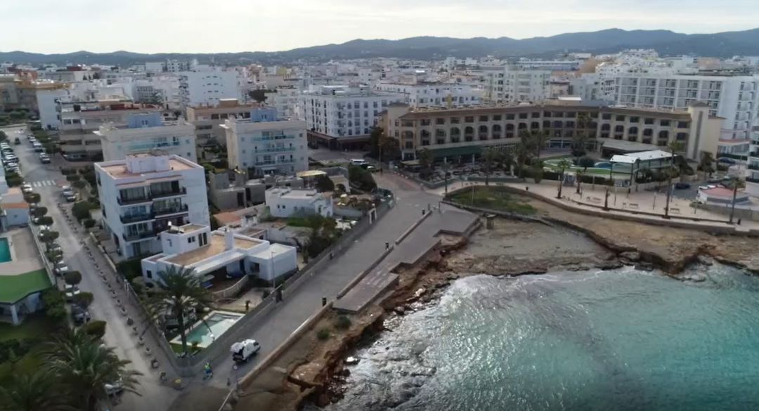 Sant Antoni a vista de pájaro Sant Antoni a vista de pájaro