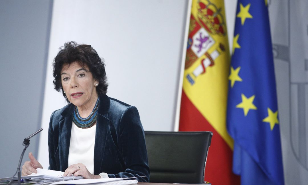 Ministra de Educación y Formación Profesional, Isabel Ceelá. Ministra de Educación y Formación Profesional, Isabel Ceelá.
