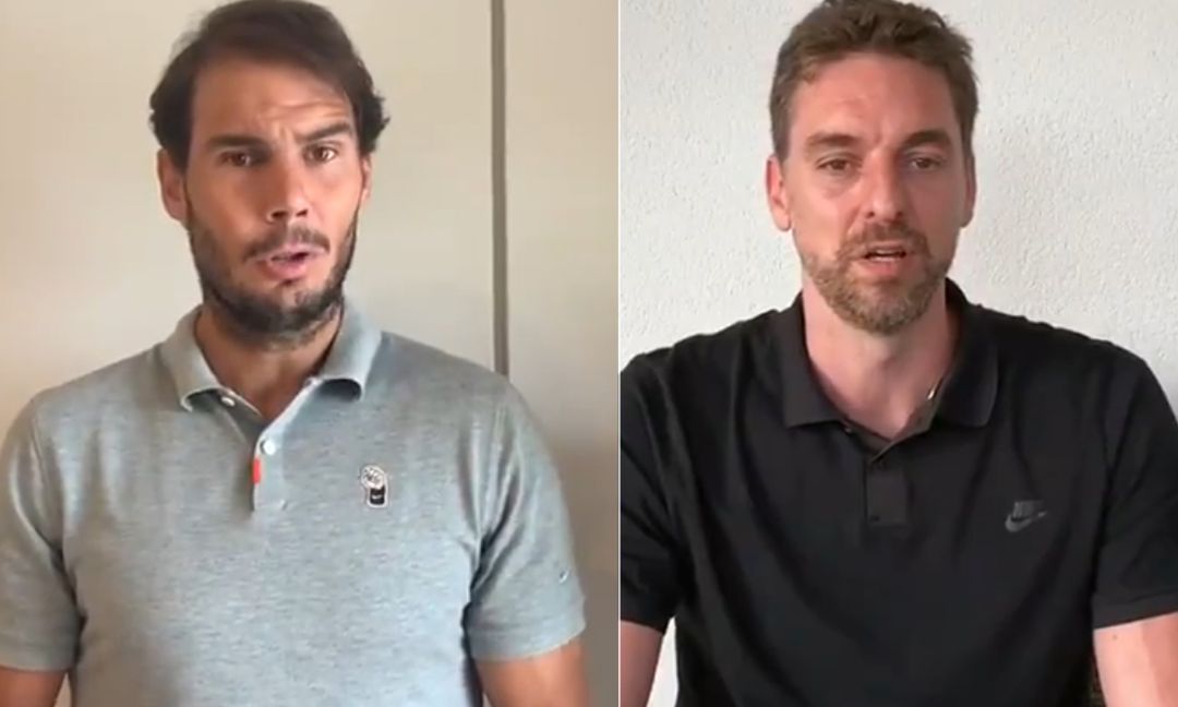 Rafa Nadal y Pau Gasol Rafa Nadal y Pau Gasol