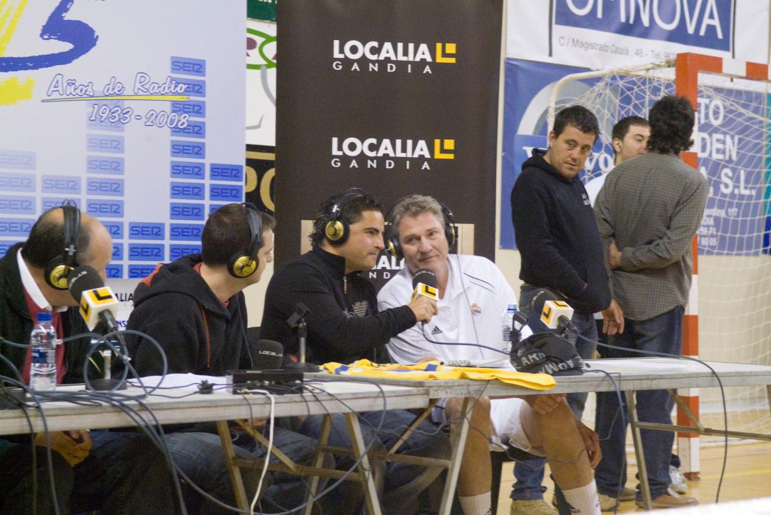Moento de la retransmision del torneo con Santi Roca y Wayne Brabender Moento de la retransmision del torneo con Santi Roca y Wayne Brabender