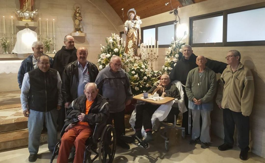 Misa celebrada el 20 de marzo en el Centre d'Acollida Sant Francesc d'Assís Misa celebrada el 20 de marzo en el Centre d'Acollida Sant Francesc d'Assís
