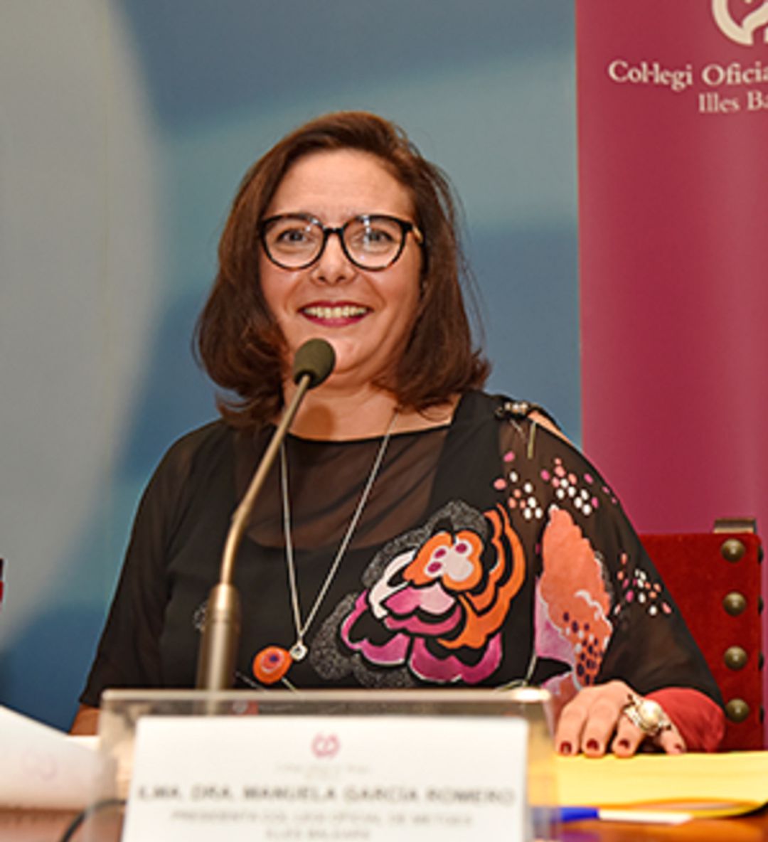 Manuela García, presidenta del Colegio de Médicos de Balears Manuela García, presidenta del Colegio de Médicos de Balears