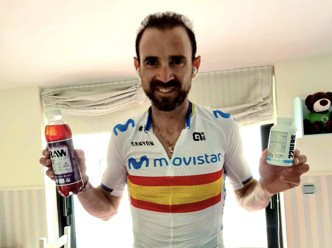 Alejandro Valverde durante el confinamiento Alejandro Valverde durante el confinamiento