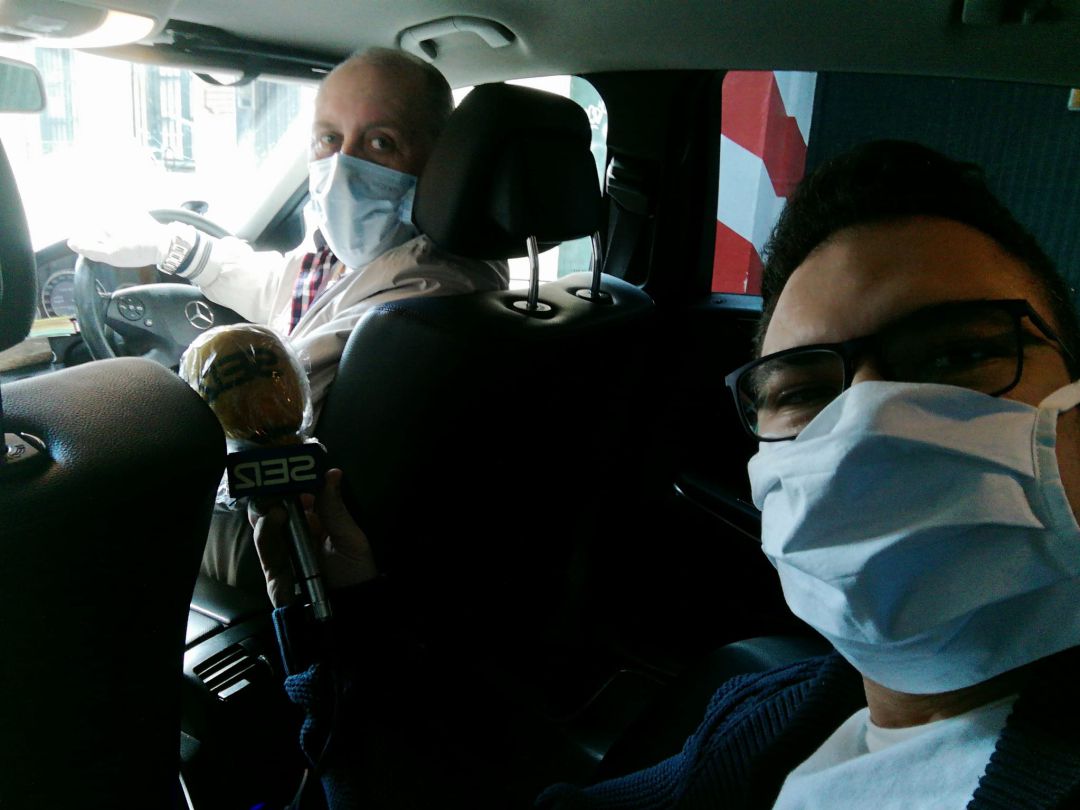 Cadena SER desde un taxi en Puertollano Cadena SER desde un taxi en Puertollano