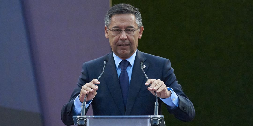 Josep María Bartomeu, durante una comparecencia oficial Josep María Bartomeu, durante una comparecencia oficial