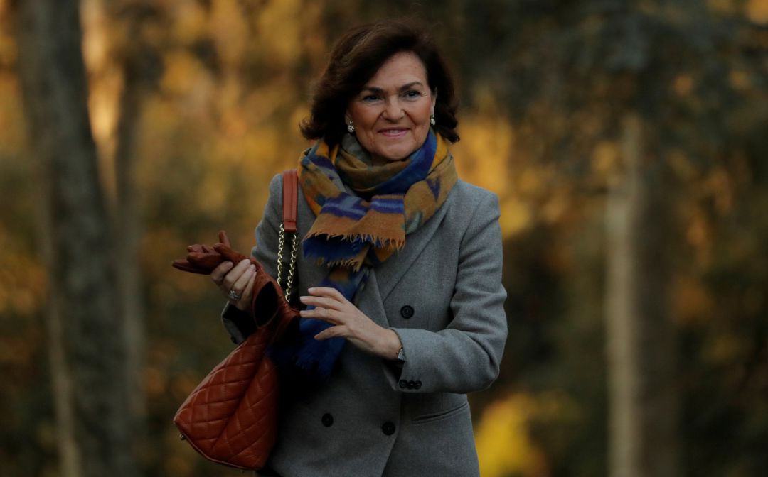 La vicepresidenta del Gobierno, Carmen Calvo La vicepresidenta del Gobierno, Carmen Calvo