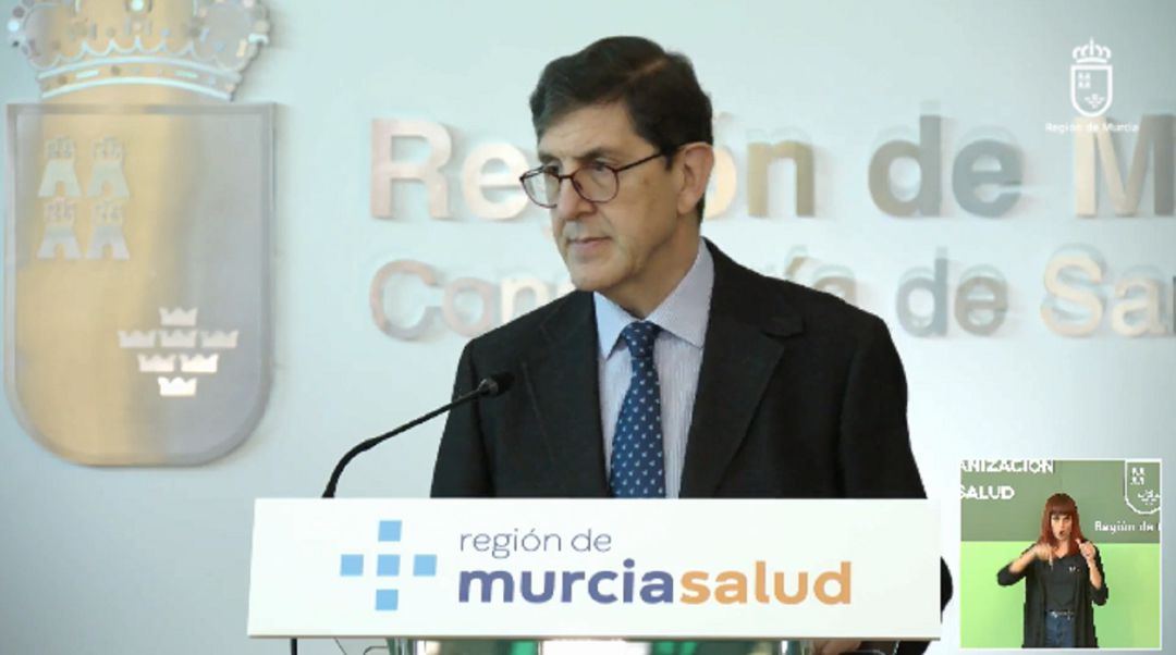 Manuel Villegas, consejero de Salud Manuel Villegas, consejero de Salud