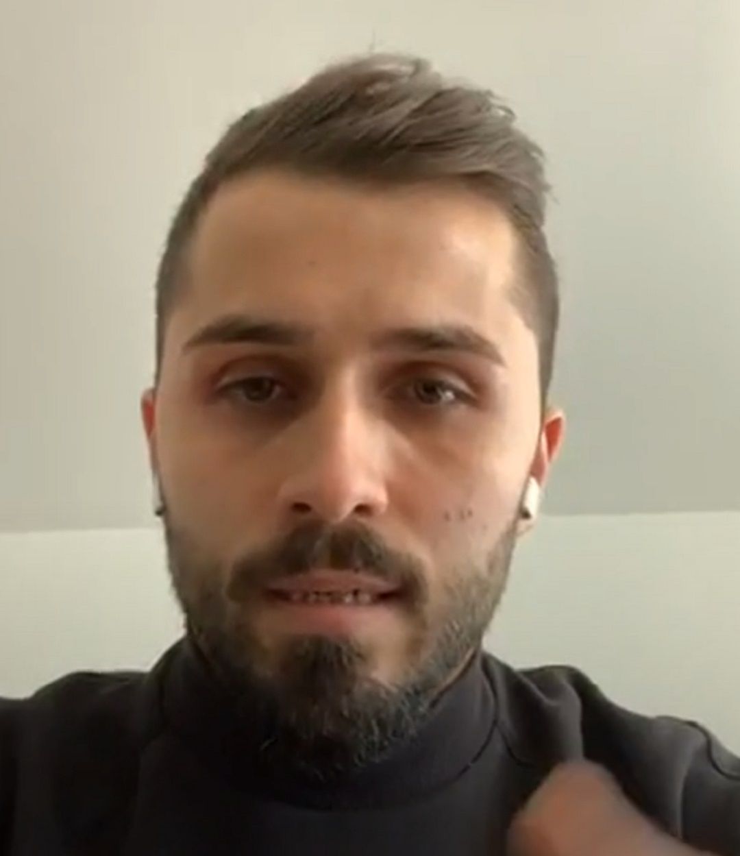 Rafa Usín en el momento de anunciar su marcha del Xota a través de las redes sociales Rafa Usín en el momento de anunciar su marcha del Xota a través de las redes sociales