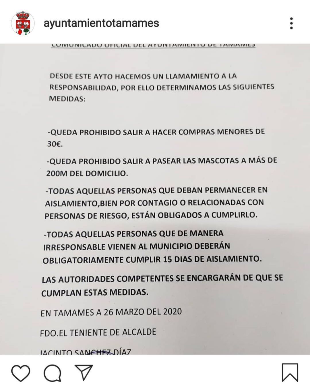 Documento Ayuntamiento Tamames Documento Ayuntamiento Tamames
