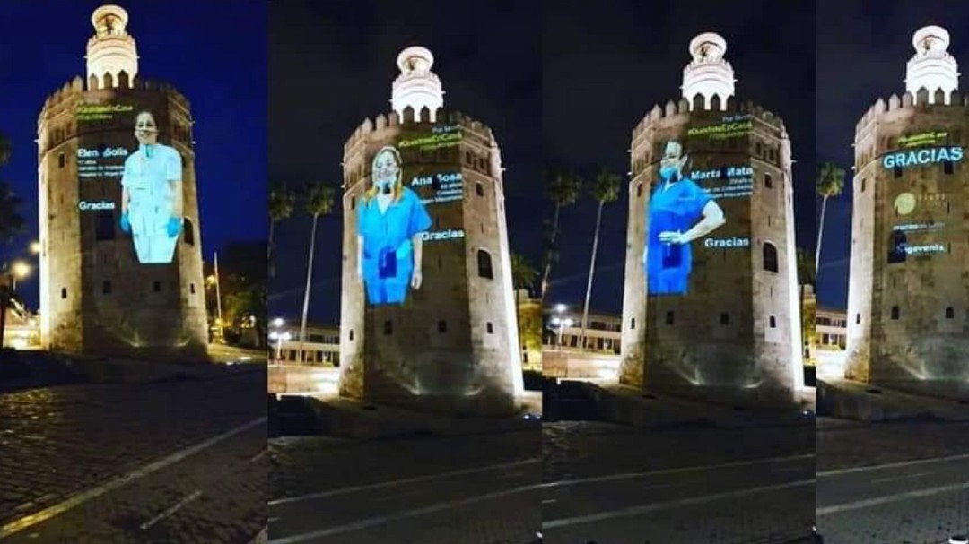 La empresa Ingevents ofrece su particular homenaje a los hombres y mujeres de la sanidad