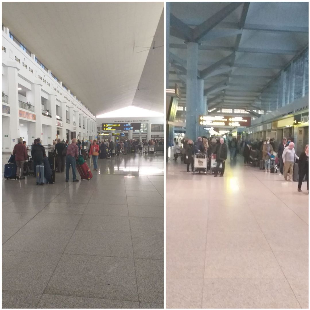Terminal 2 del aeropuerto de Málaga este viernes Terminal 2 del aeropuerto de Málaga este viernes