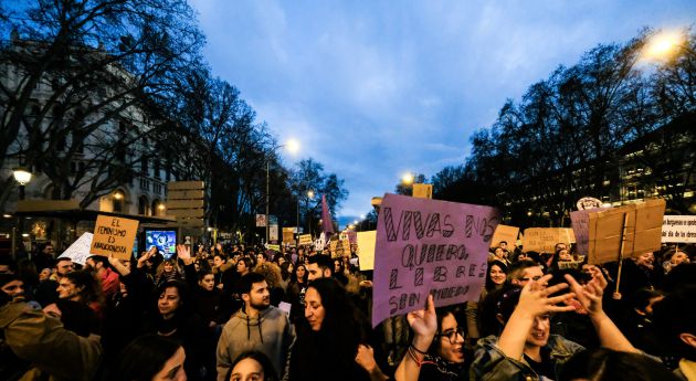 Manifestación del 8M (Día Internacional de la Mujer) en Madrid a 8 de marzo de 2020 Manifestación del 8M (Día Internacional de la Mujer) en Madrid a 8 de marzo de 2020
