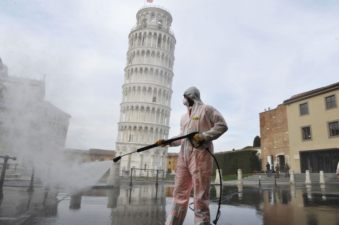Italia sigue sin llegar al pico de contagiados por el coronavirus Italia sigue sin llegar al pico de contagiados por el coronavirus