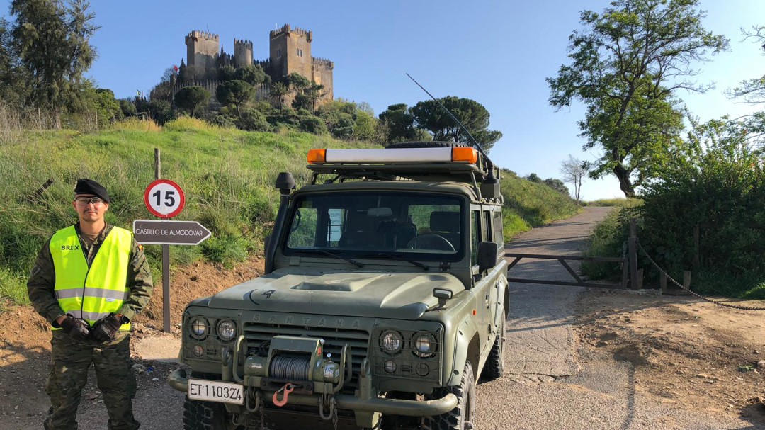 Militares de Cerro Muriano desinfectan varias residencias de la provincia de Córdoba