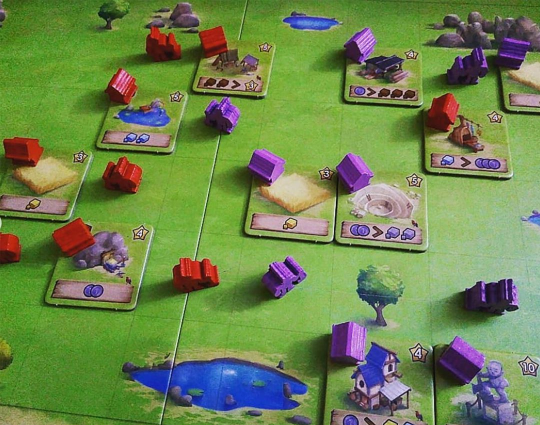 Tablero de un juego de mesa Tablero de un juego de mesa