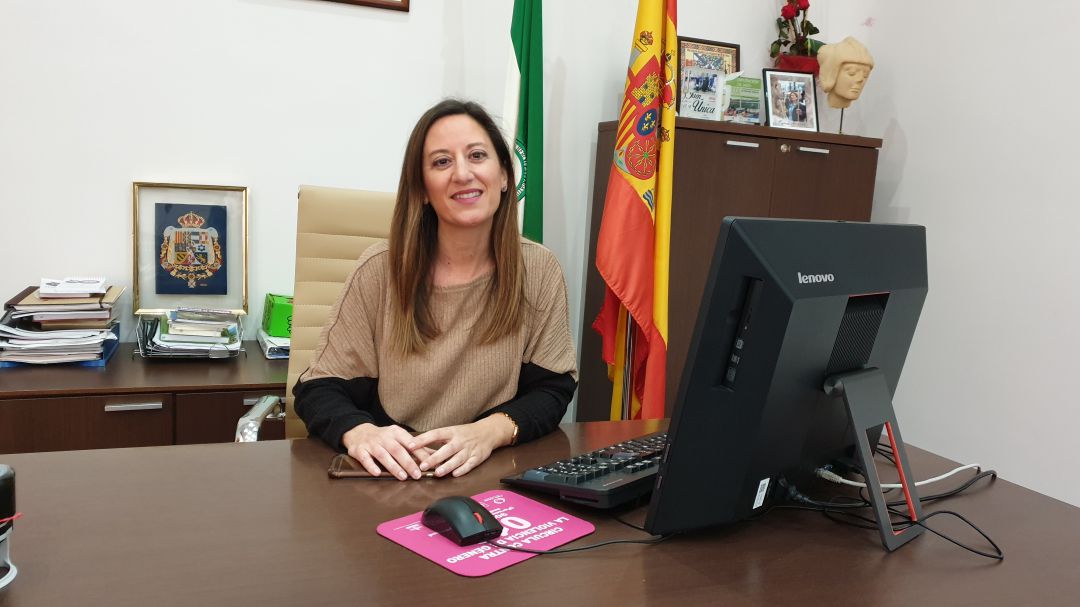 Yolanda Reche, alcaldesa de La Carolina. Yolanda Reche, alcaldesa de La Carolina.