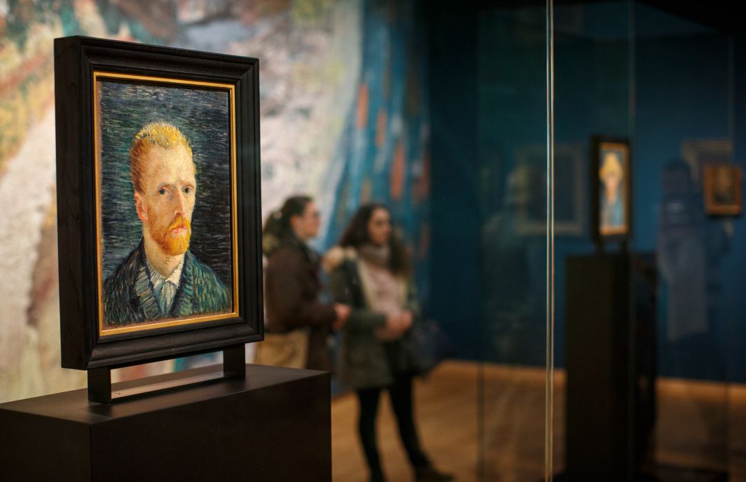 Una obra de Vincent van Gogh expuesta en la ciudad de Amsterdam. Una obra de Vincent van Gogh expuesta en la ciudad de Amsterdam.