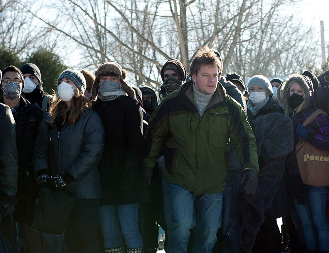 El actor Matt Damon durante la grabación de la película 'Contagio' El actor Matt Damon durante la grabación de la película 'Contagio'