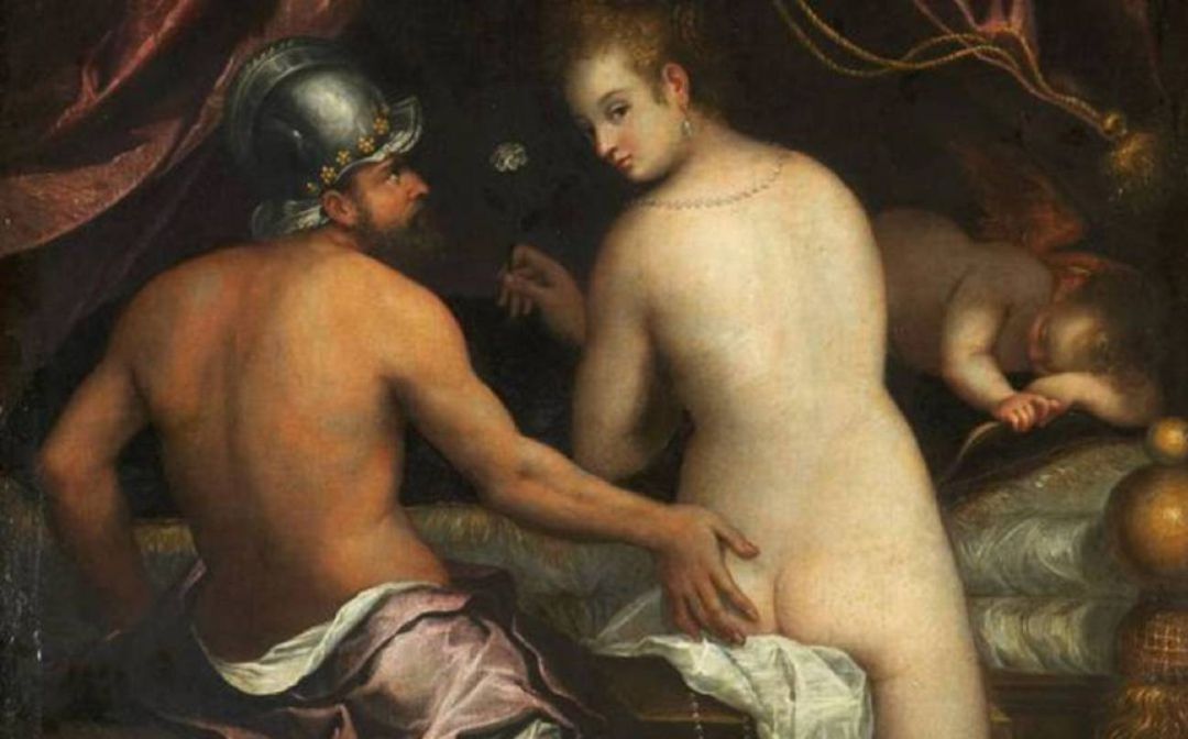 Marte y Venus, de Lavinia Fontana Marte y Venus, de Lavinia Fontana