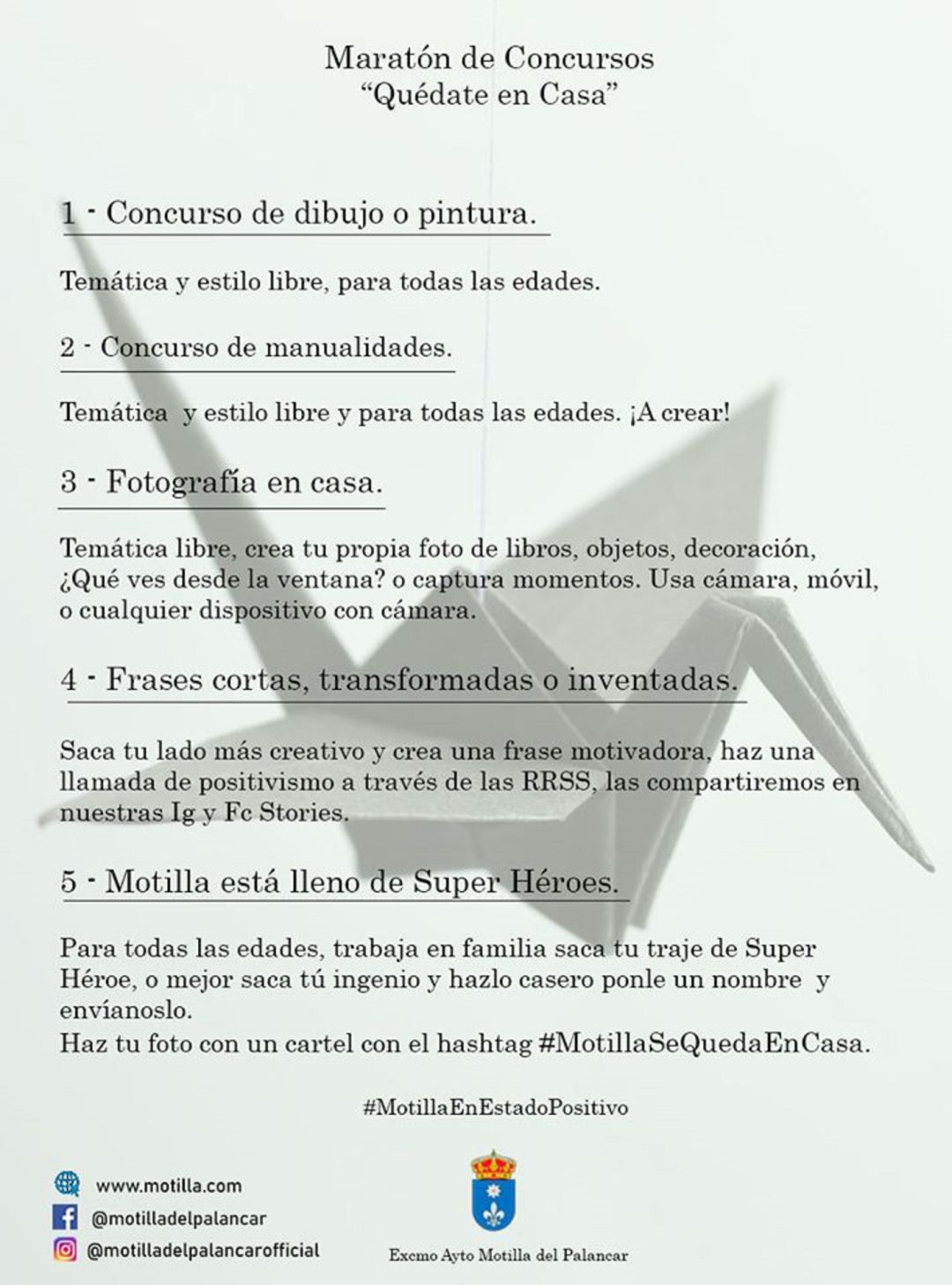 Cartel concursos "Quédate en Casa" Cartel concursos "Quédate en Casa"