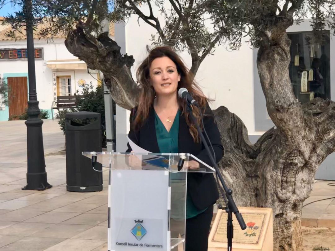 Alejandra Ferrer, presidenta del Consell de Formentera. Alejandra Ferrer, presidenta del Consell de Formentera.