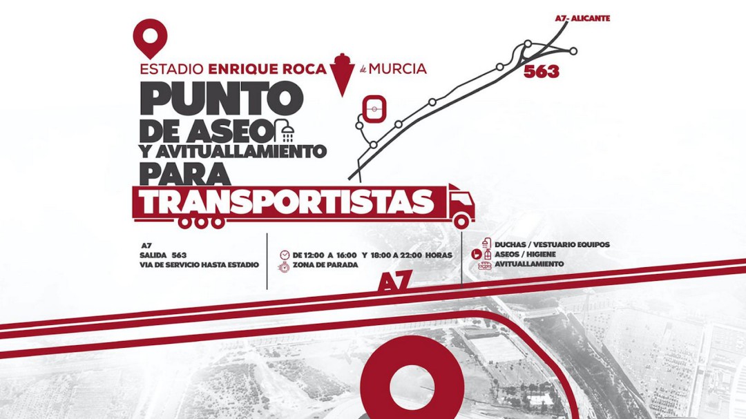 Nueva Condomina, sede para transportistas