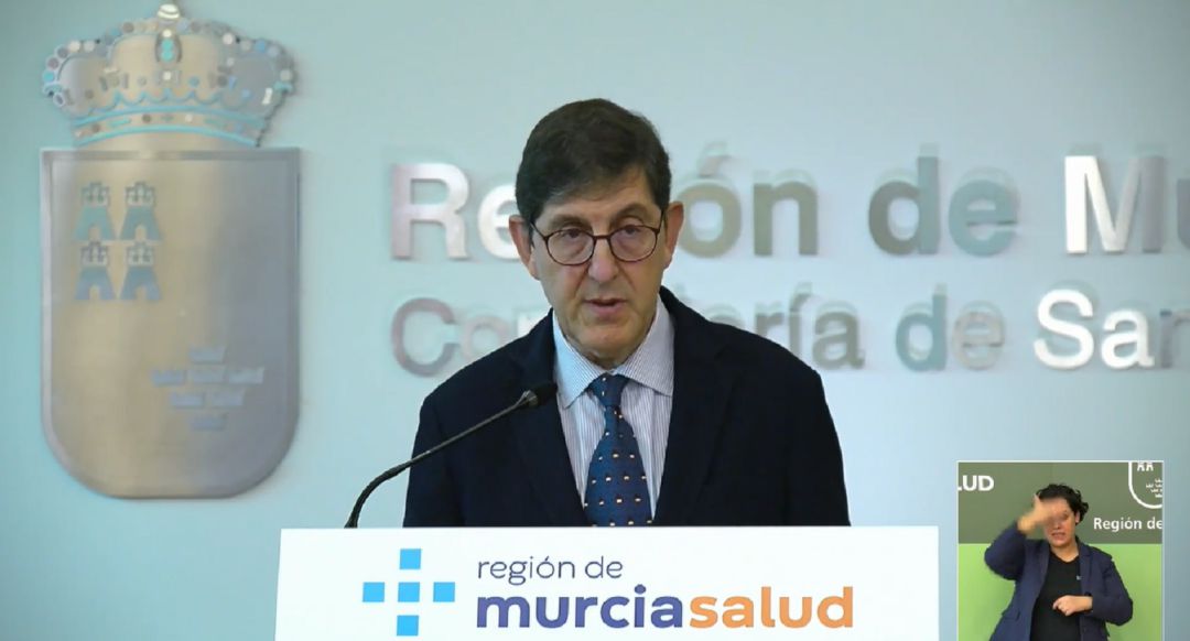 Manuel Villegas en su comparecencia de este lunes. Manuel Villegas en su comparecencia de este lunes.